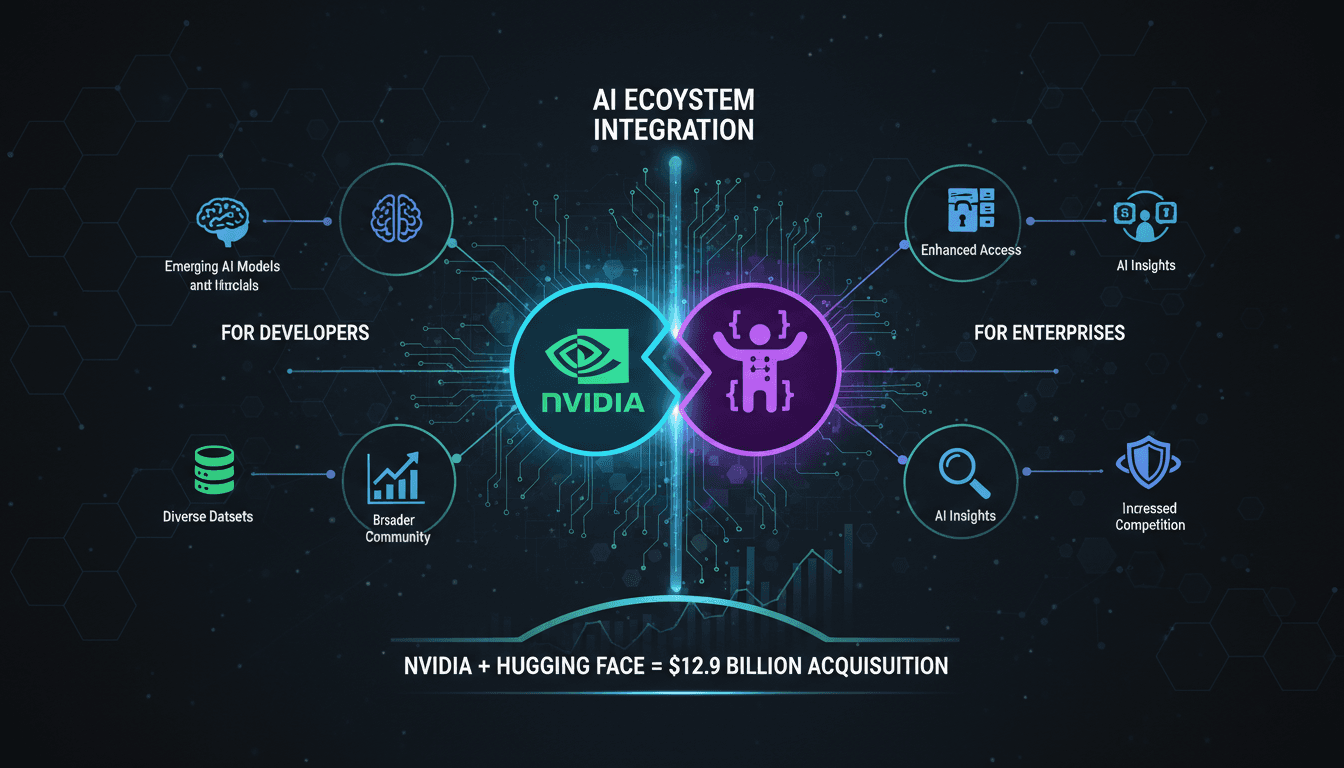 Nvidia finalizes $12.9 billion acquisition of Hugging Face