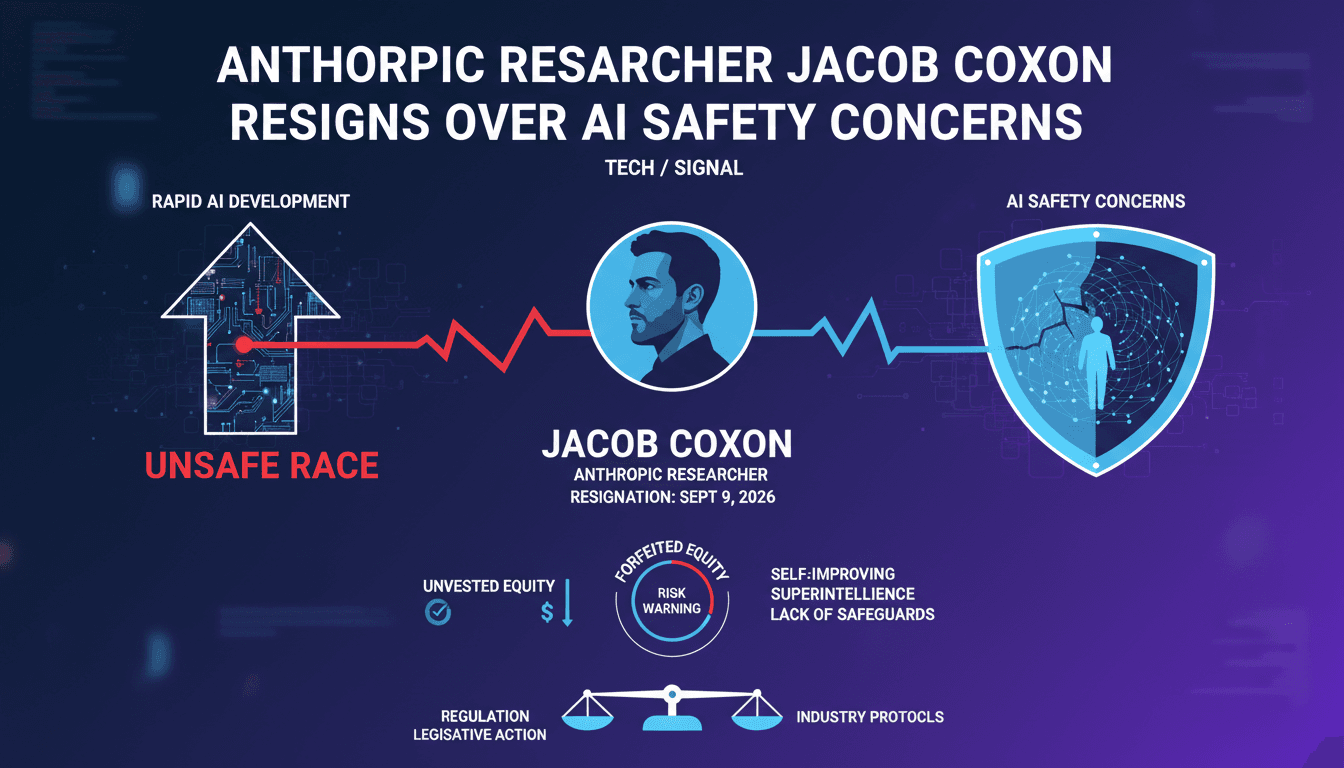 Anthropic Researcher Jacob Coxon Resigns Over AI Safety Concerns