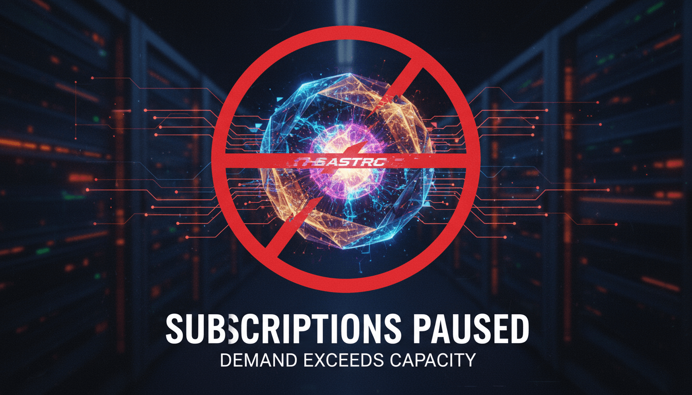 OpenAI Halts New ChatGPT Pro Subscriptions Due to Unprecedented Demand for GPT-6 Astra