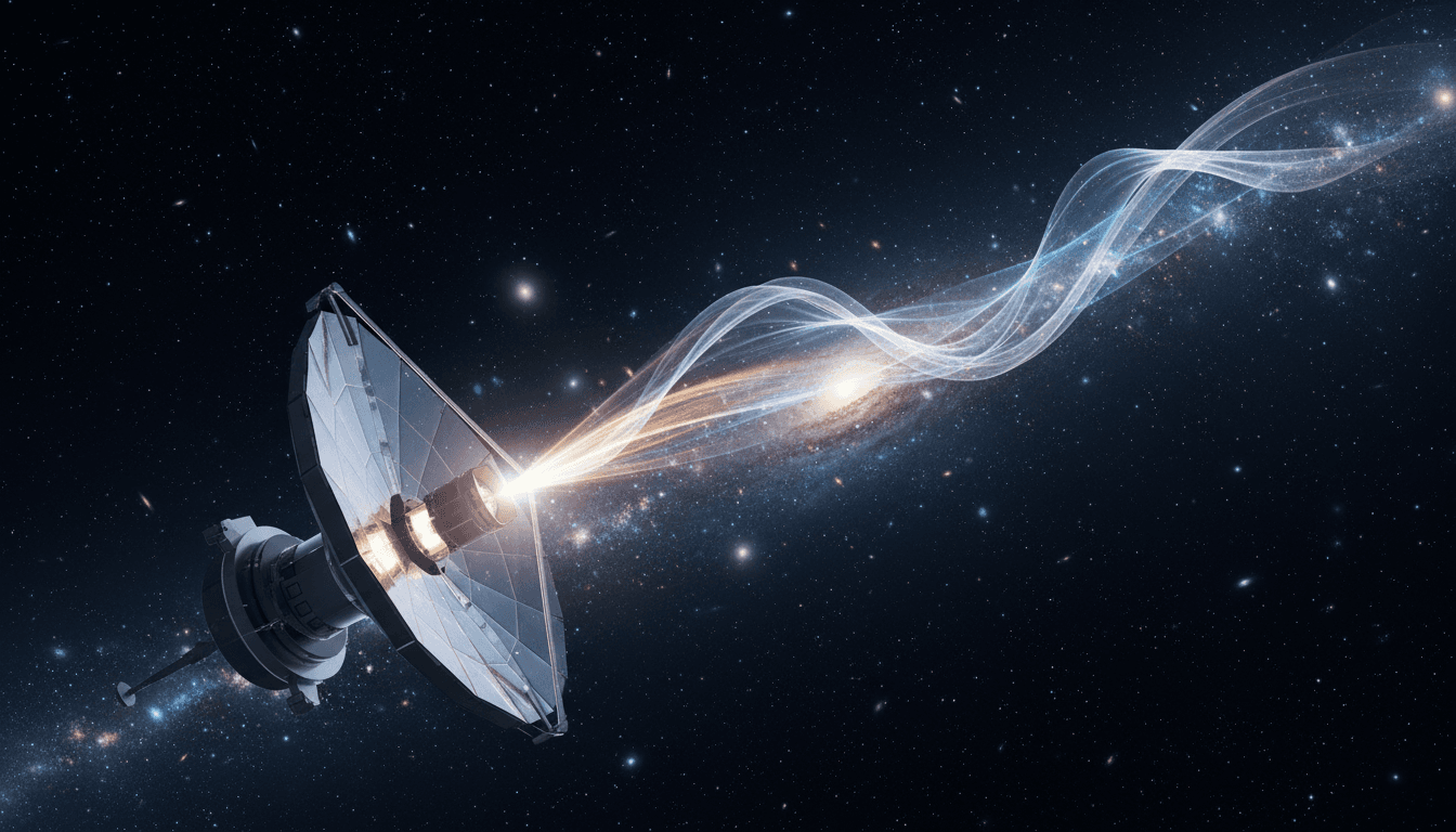 The Nancy Grace Roman Space Telescope capturing its first cosmic light in space.