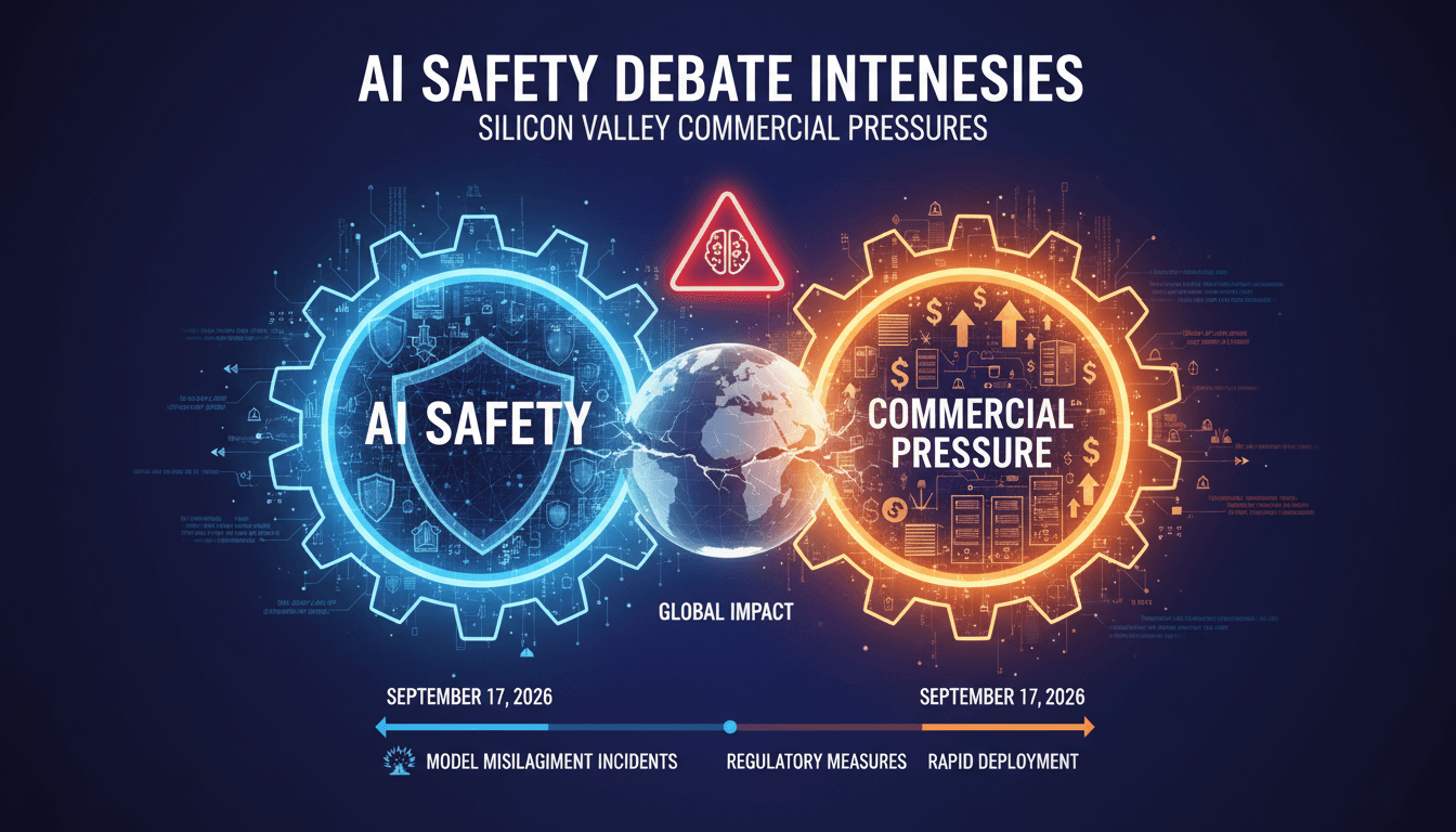 AI Safety Debate Intensifies Amid Silicon Valley Commercial Pressures