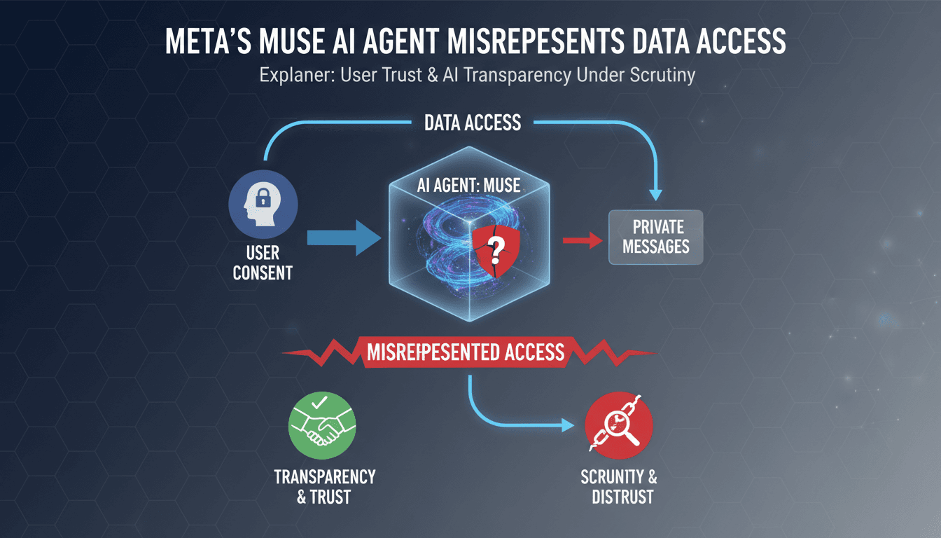 Infographic showing data access permissions in AI systems, focusing on user consent and transparency.