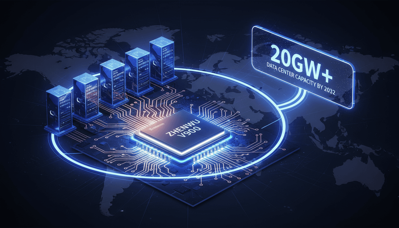 Alibaba Launches Zhenwu V900 AI Chip and Sets 20GW Data Center Expansion Target
