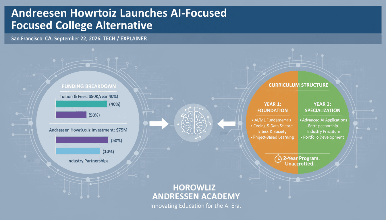 Andreessen Horowitz launches AI-focused college alternative in San Francisco