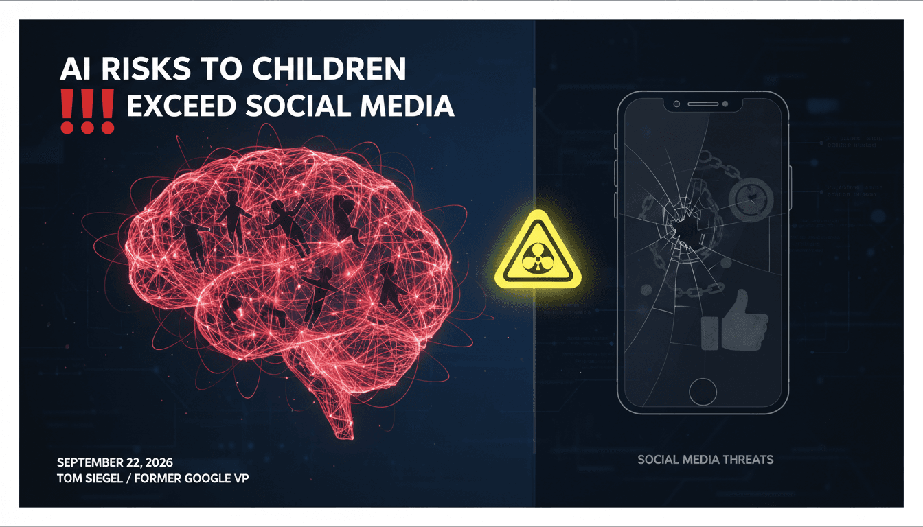 Former Google Executive Highlights AI Risks to Children Exceeding Social Media Threats
