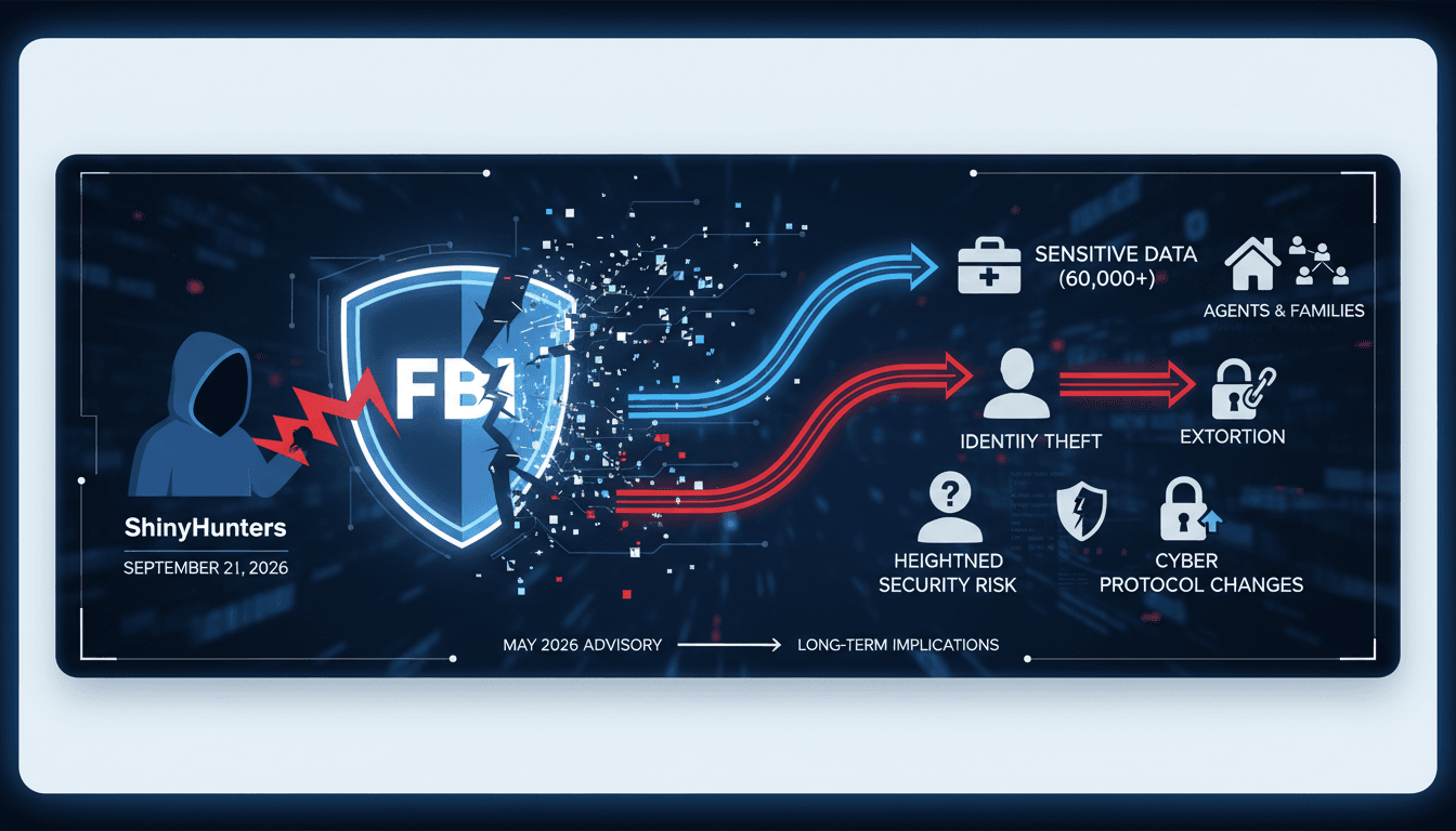 ShinyHunters Breaches FBI Systems Exposing Sensitive Data of Thousands