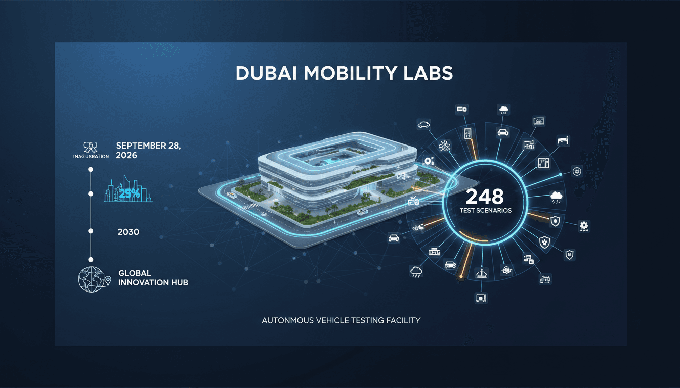 Dubai Opens Advanced Autonomous Mobility Testing Facility