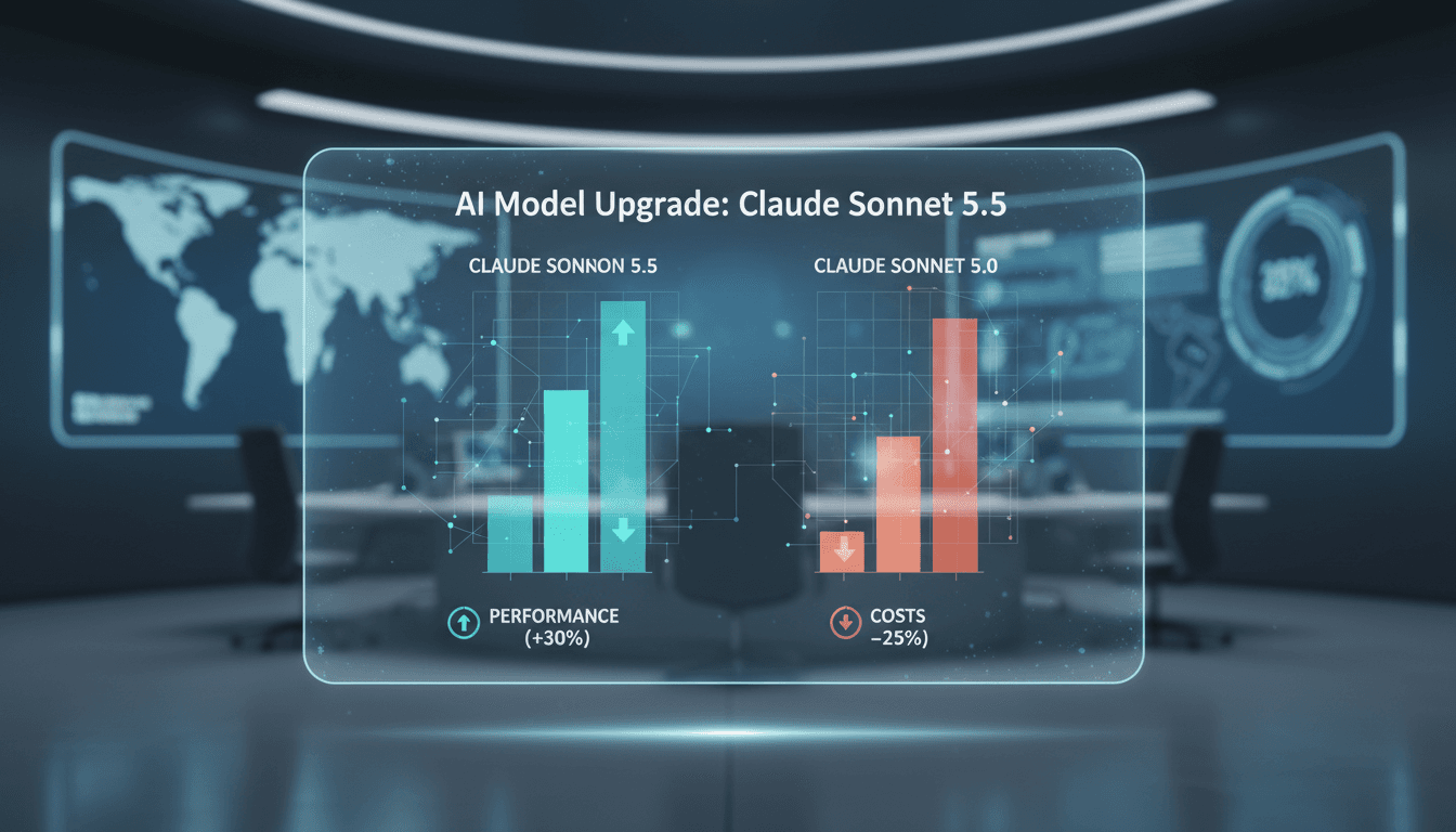 Anthropic Launches Claude Sonnet 5.5 as Cost-Effective AI Model Upgrade