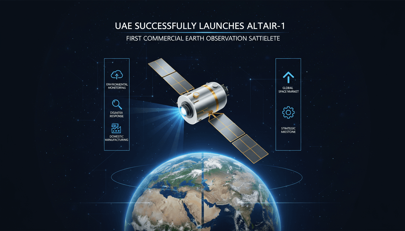 Altair-1 satellite launch showcasing its capabilities in Earth observation and AI technology.