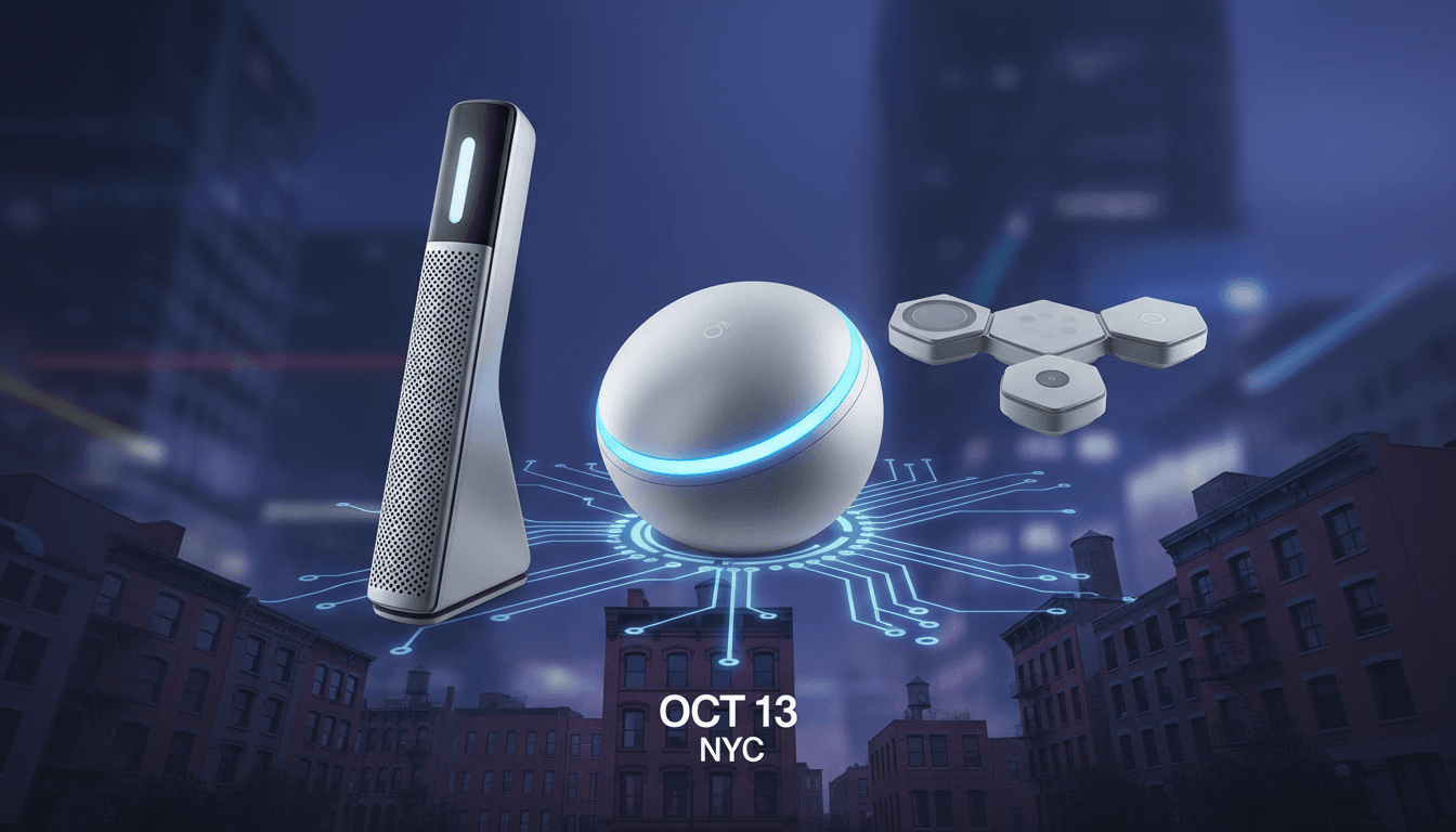 A sleek visual of Apple's new smart home products, emphasizing innovation and technology.