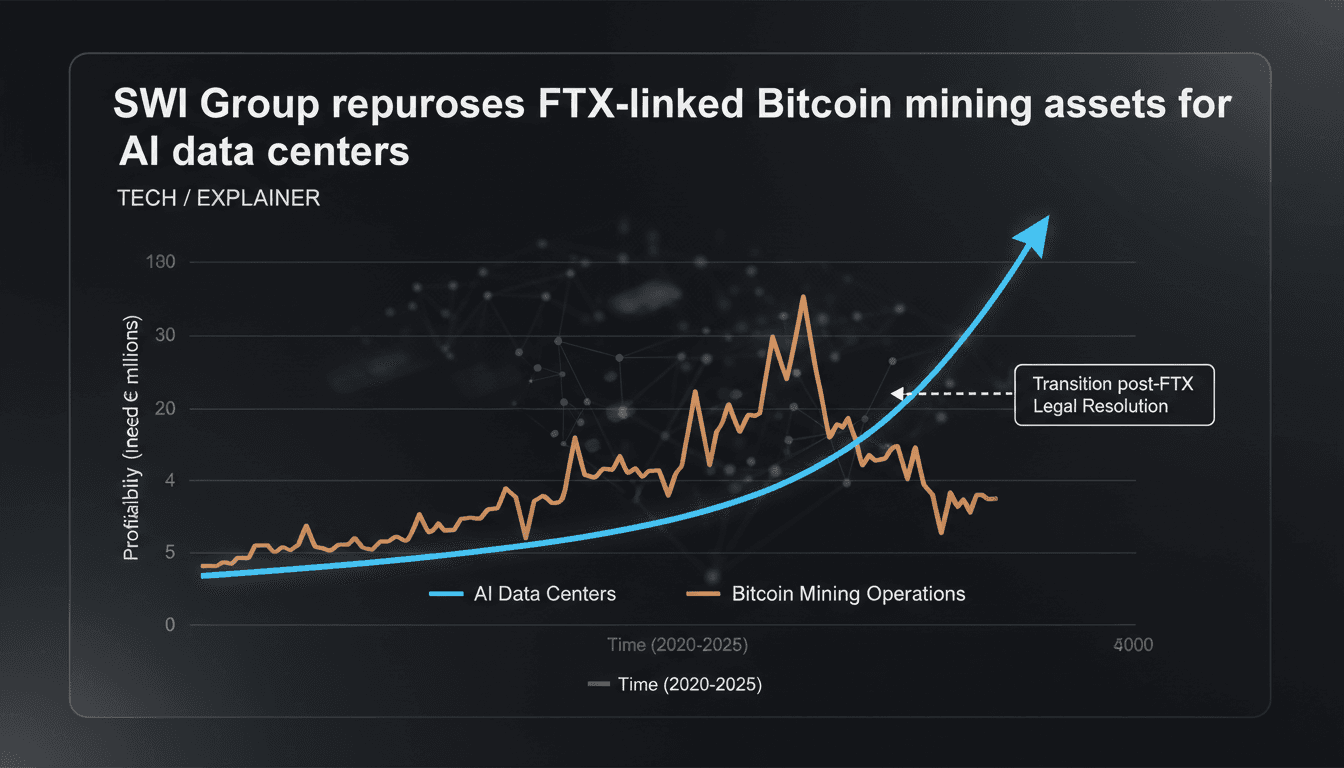 SWI Group repurposes FTX-linked Bitcoin mining assets for AI data centers