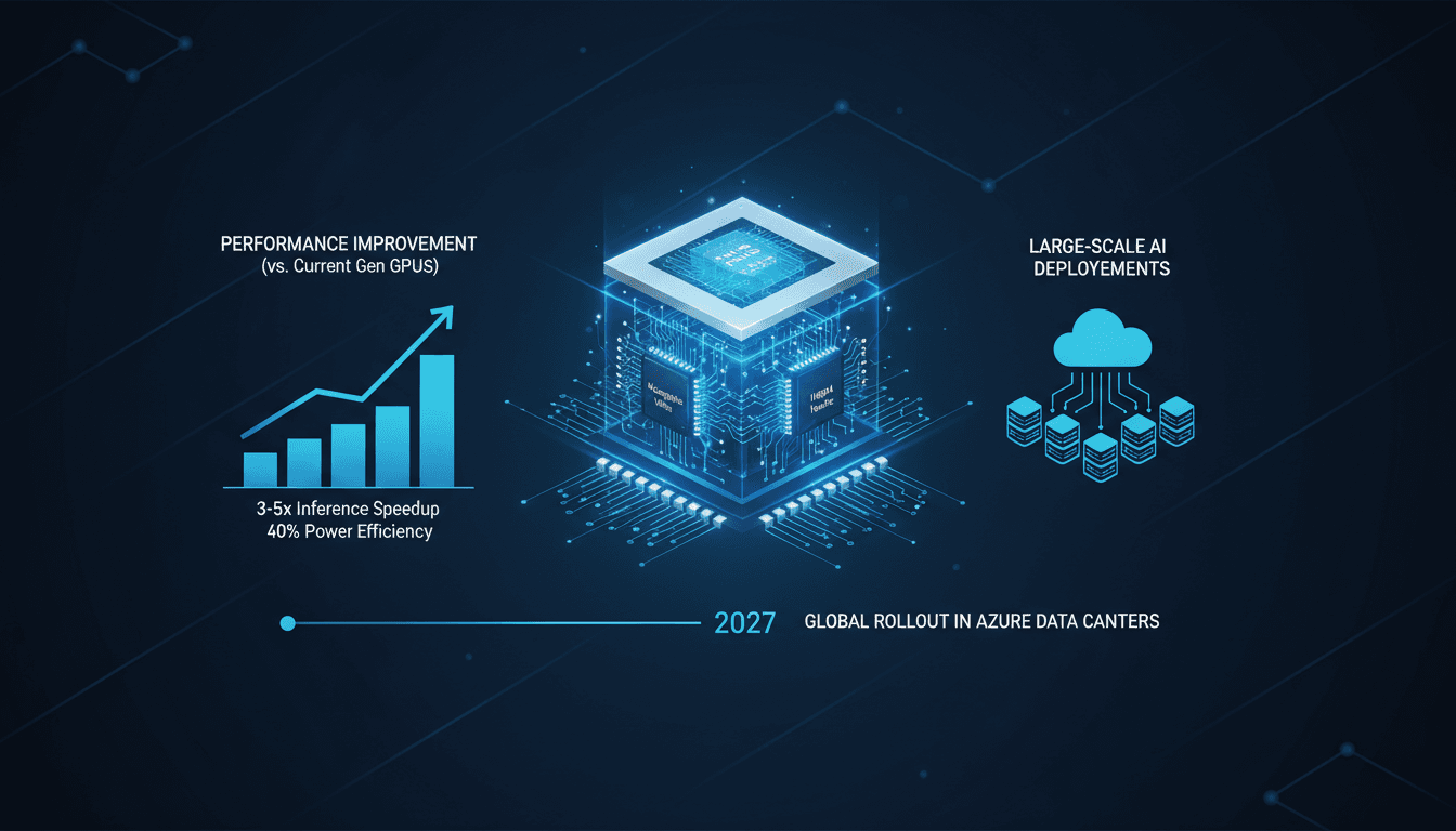Microsoft Launches Maia 300 AI Accelerator for Large-Scale Deployments Starting 2027