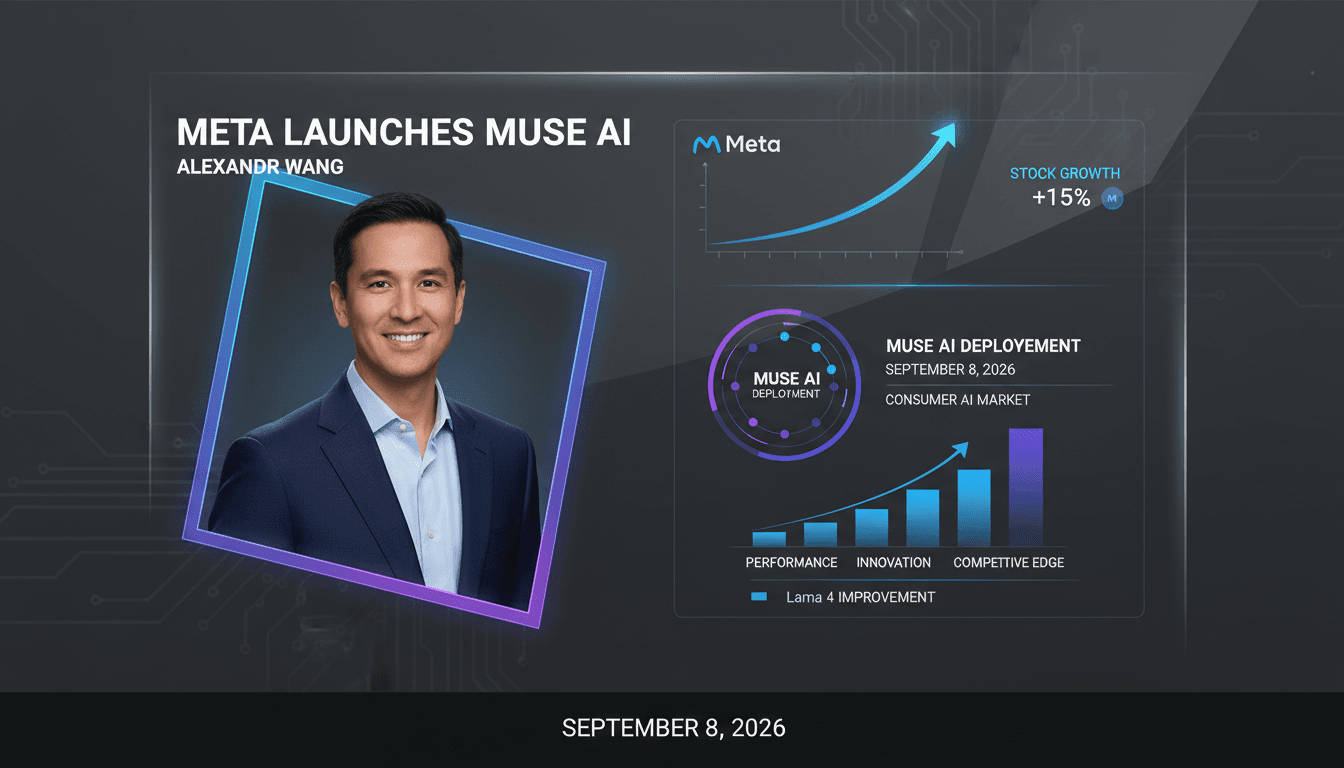 Alexandr Wang, Meta's Chief AI Officer, leading AI innovations with Muse AI application launch.