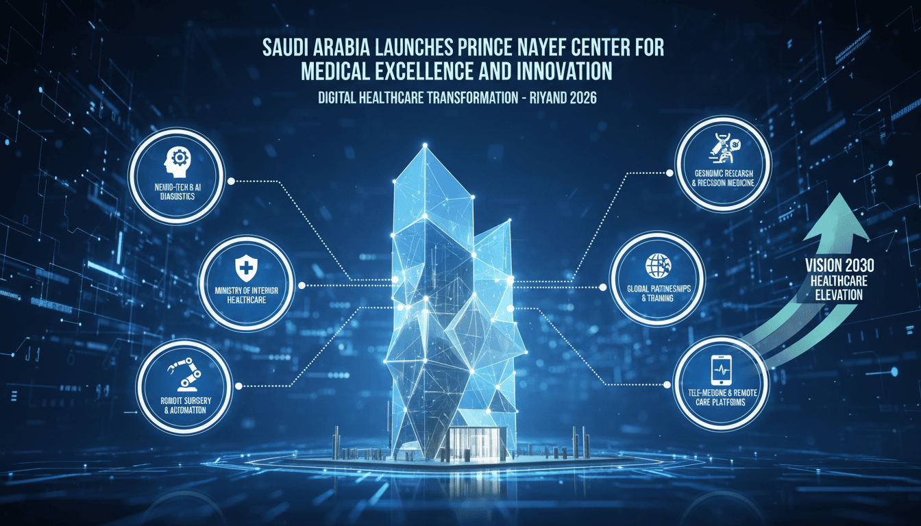Saudi Arabia Launches Prince Nayef Center for Medical Excellence and Innovation