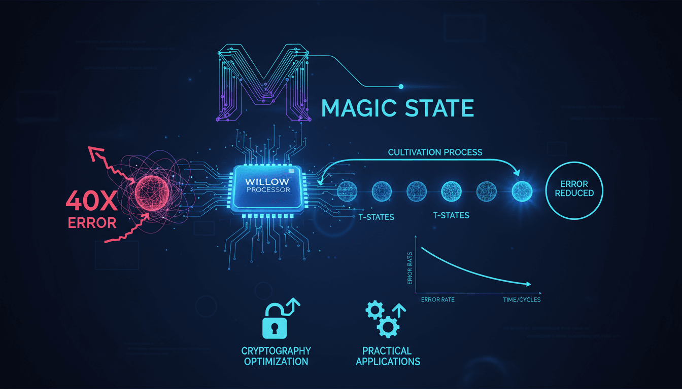 Google Quantum AI Achieves 40-Fold Error Reduction in Quantum Computing