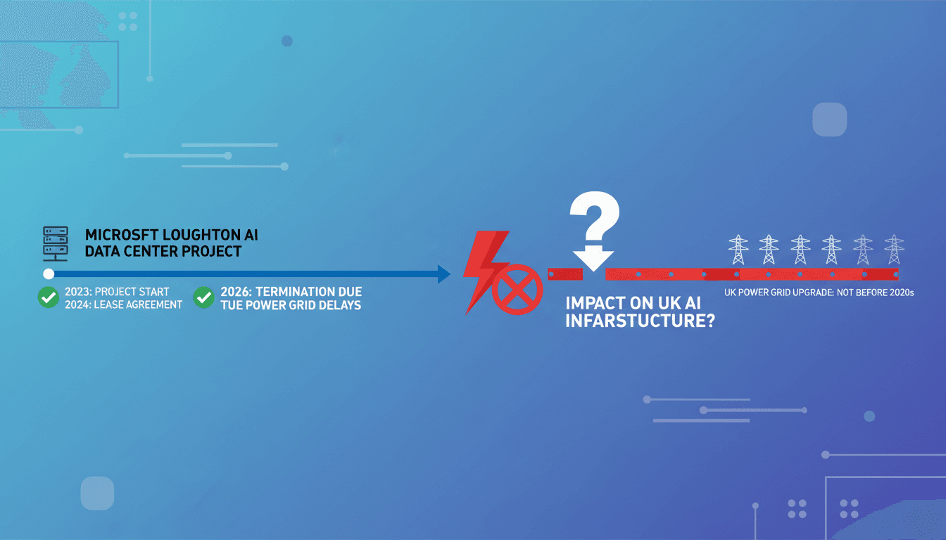 A visual representation of the Loughton AI data center project and its impact on UK tech infrastructure.