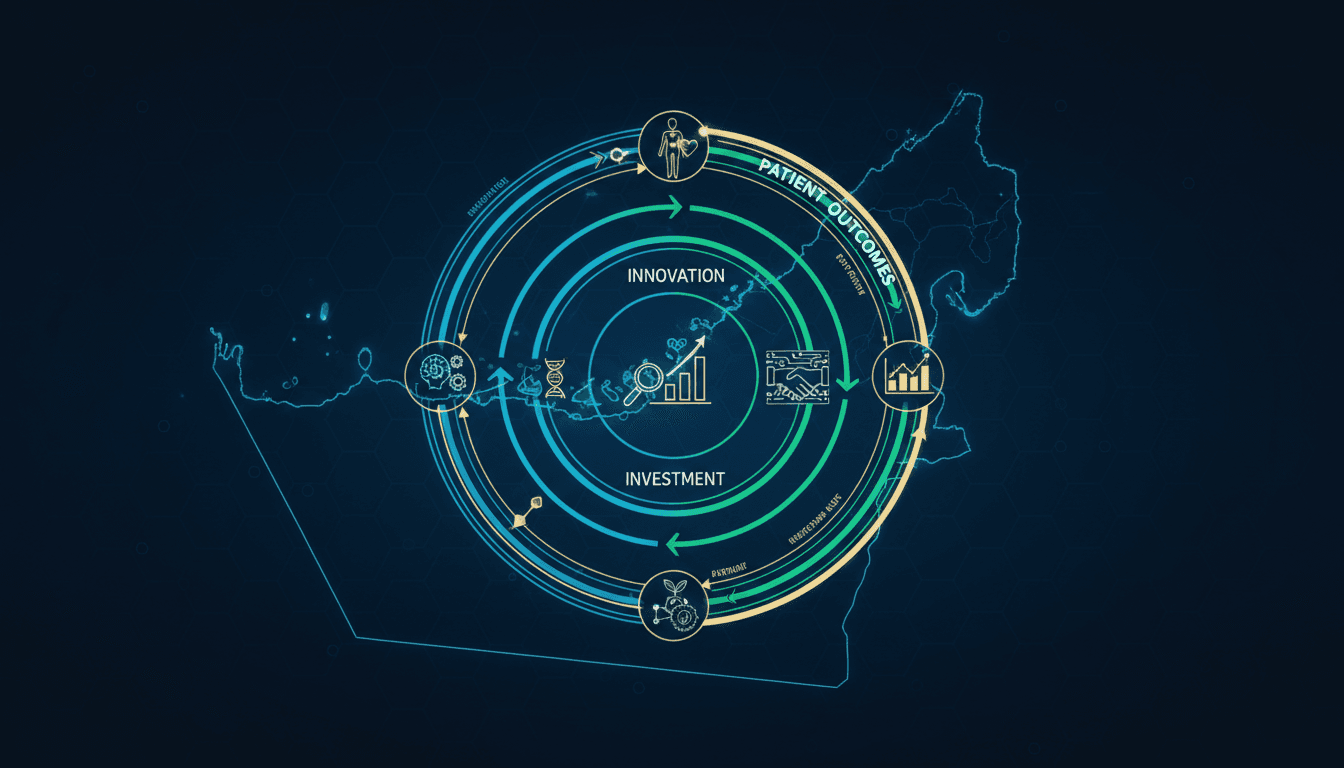 Sheikh Khalid bin Mohammed at the Abu Dhabi Future Health Summit, showcasing healthcare innovation and technology.