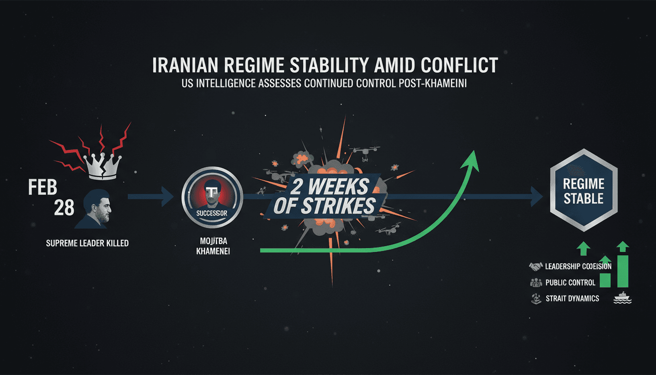 US intelligence assesses Iranian regime stability amid conflict