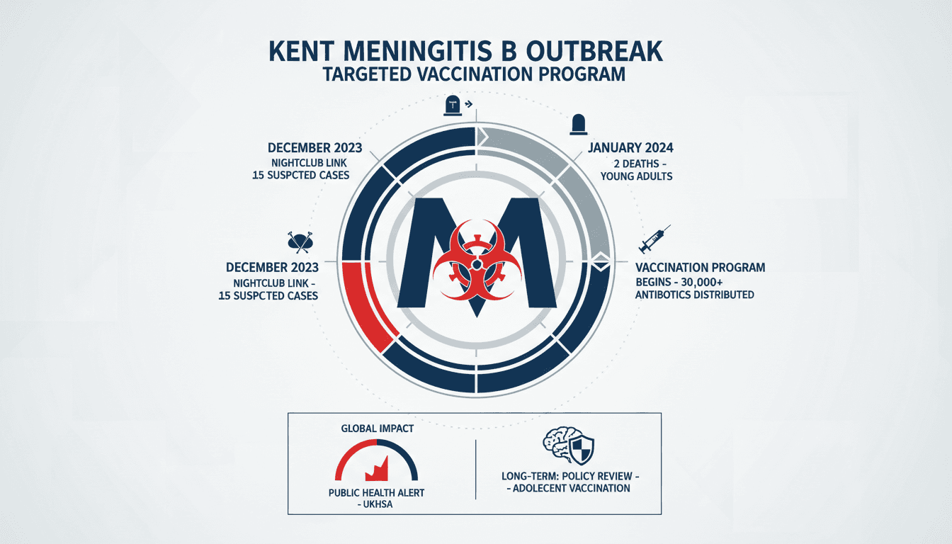Kent Meningitis B outbreak leads to targeted vaccination program