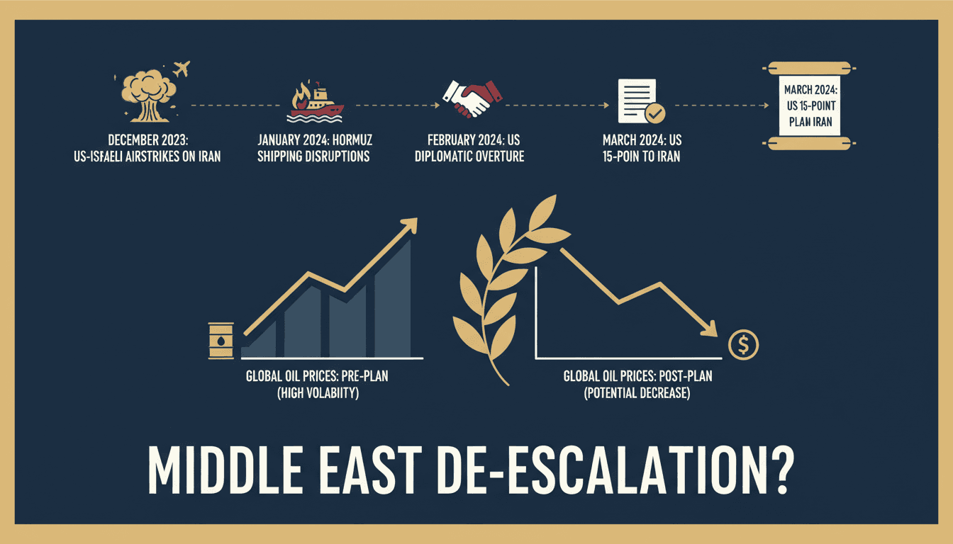 United States Proposes 15-Point Plan to Iran to End Middle East Conflict