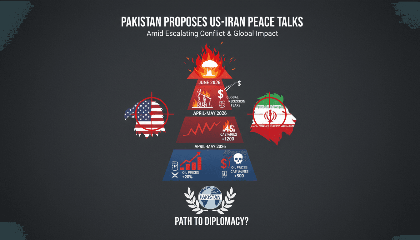 Pakistan Proposes to Host US-Iran Peace Talks Amid Ongoing Conflict