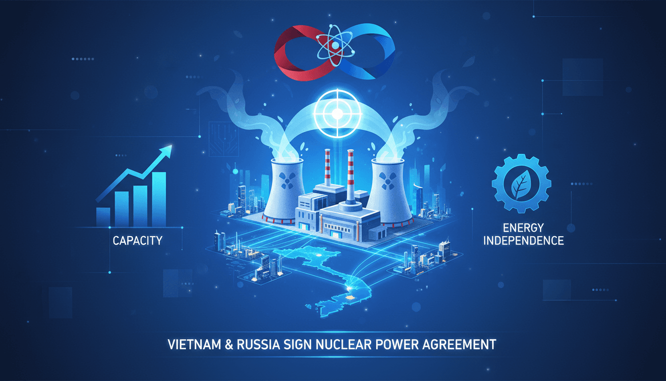 Vietnam and Russia Sign Agreement for Ninh Thuan 1 Nuclear Power Plant Amid Energy Crisis