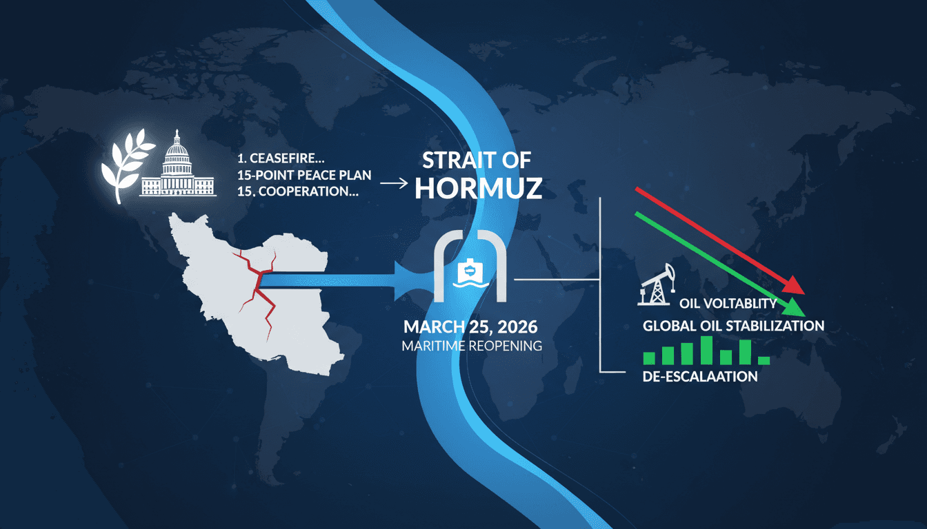 United States Unveils 15-Point Peace Plan to Iran Amid Maritime Reopening