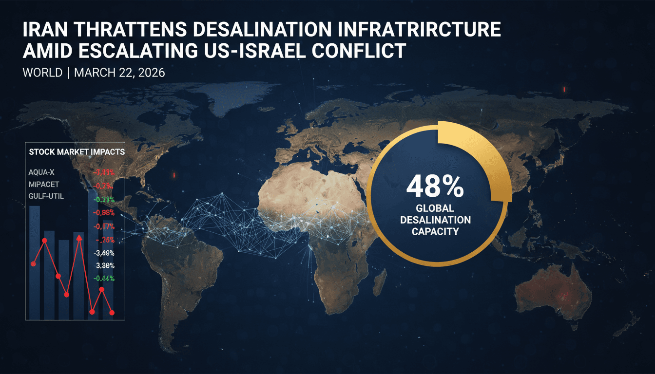 Iran Threatens Desalination Infrastructure Amid Escalating US-Israel Conflict