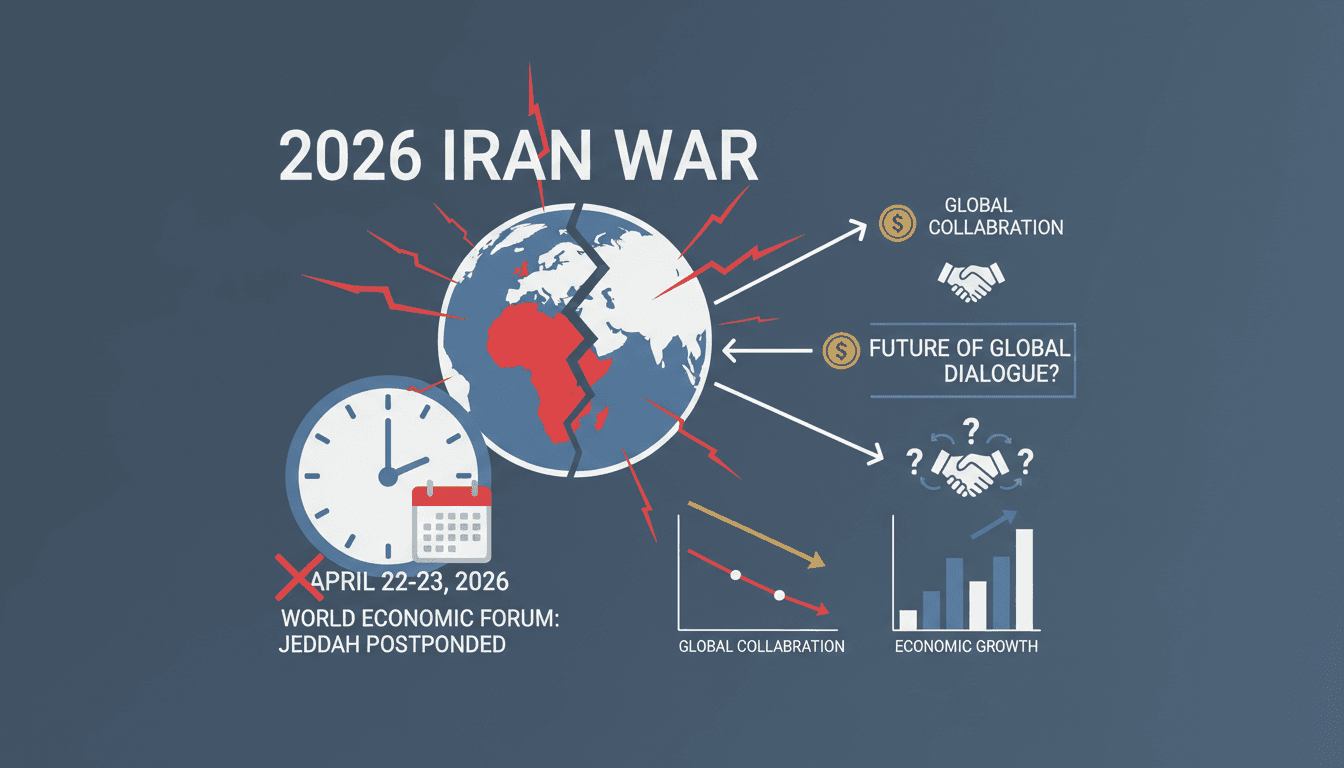 World Economic Forum Postpones Global Meeting in Jeddah Due to Iran War Escalation