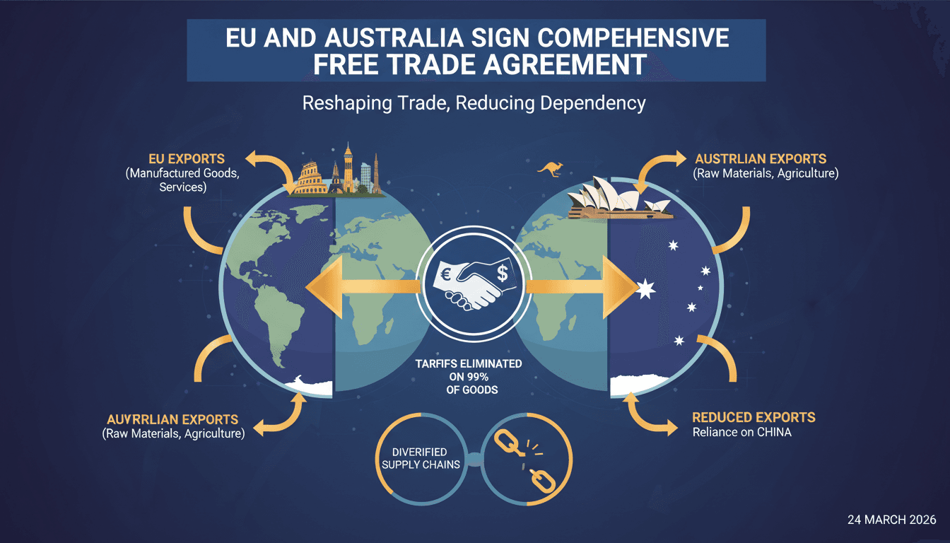 EU and Australia Sign Comprehensive Free Trade Agreement in Canberra