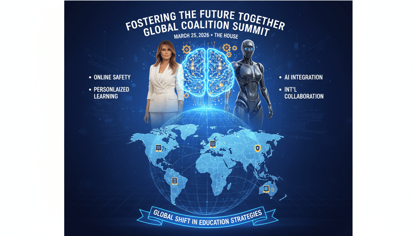 Melania Trump and AI Robot Launch Global Coalition Summit on Children's Education