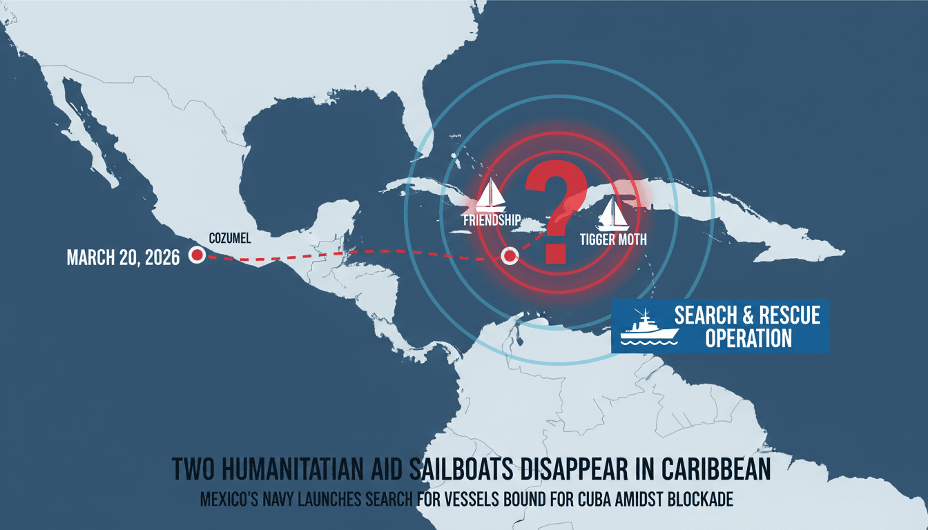 Two Humanitarian Aid Sailboats Disappear in Caribbean During Search and Rescue Operation