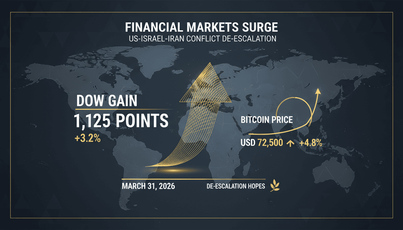 Financial Markets Surge Amid Hopes for US-Israel-Iran Conflict De-escalation
