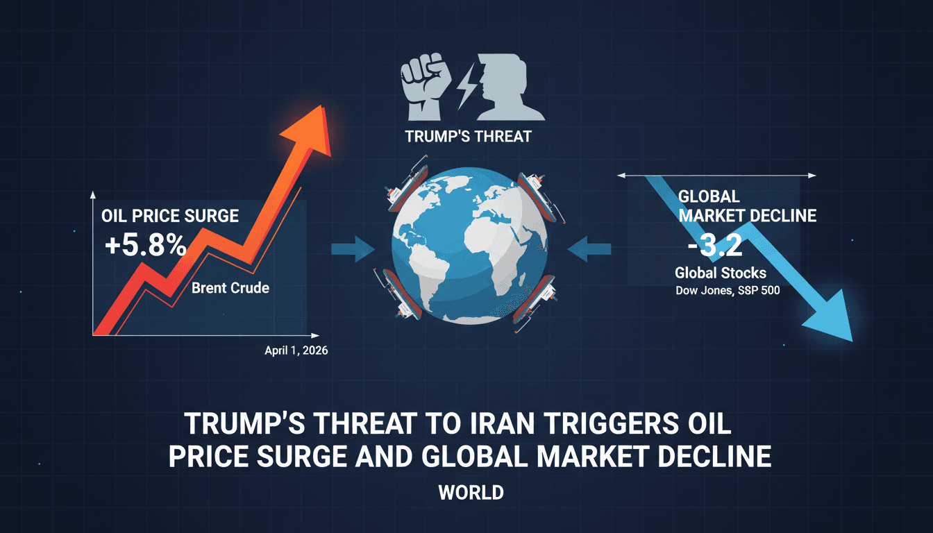 Trump's Threat to Iran Triggers Oil Price Surge and Global Market Decline