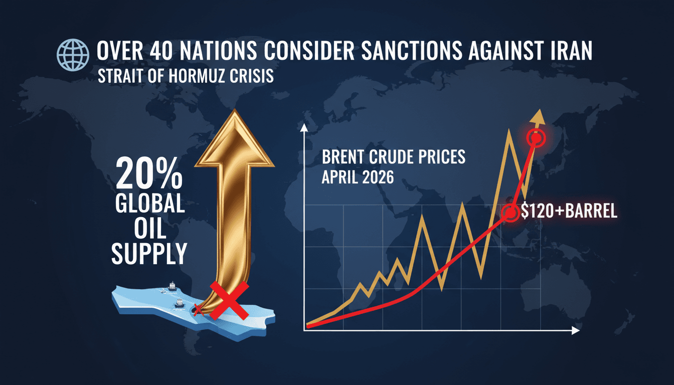 Over 40 Nations Consider Sanctions Against Iran Amid Strait of Hormuz Crisis