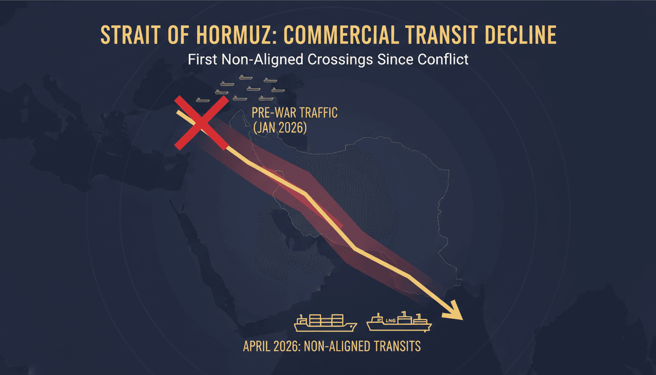 First Non-Aligned Commercial Crossings of the Strait of Hormuz Since US-Israel-Iran War Begin