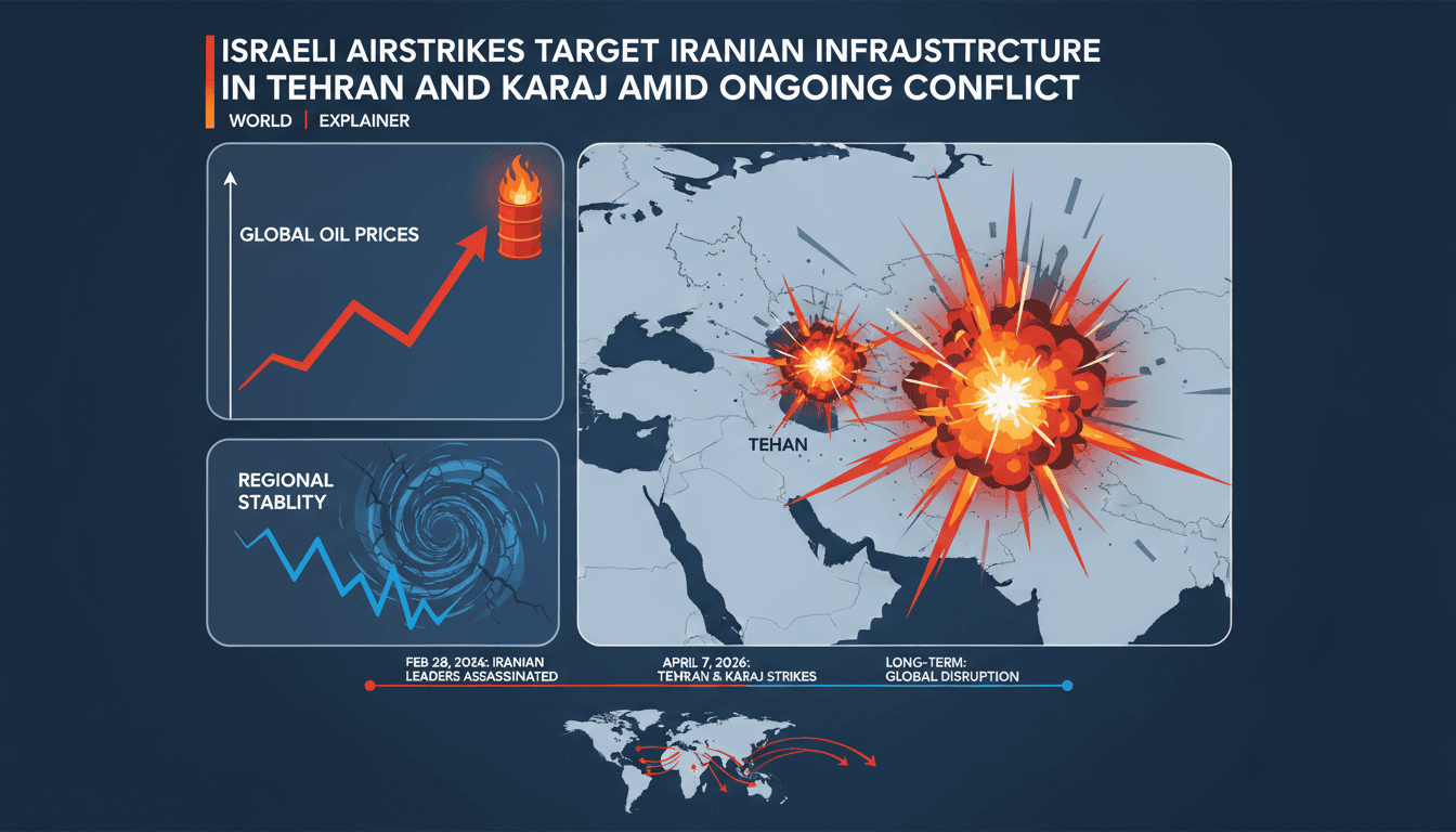 Israeli Airstrikes Target Iranian Infrastructure in Tehran and Karaj Amid Ongoing Conflict