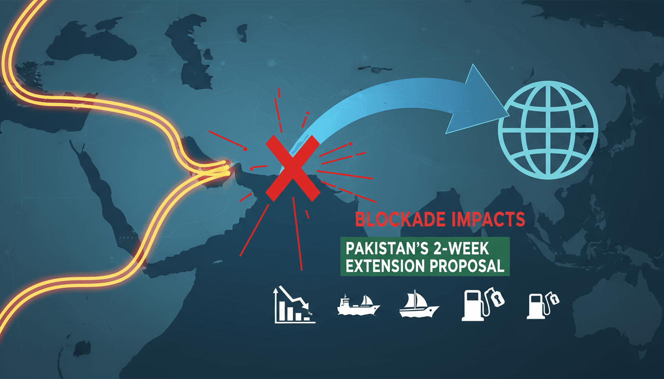 Pakistan Requests Two-Week Extension for Iran to Reopen Strait of Hormuz