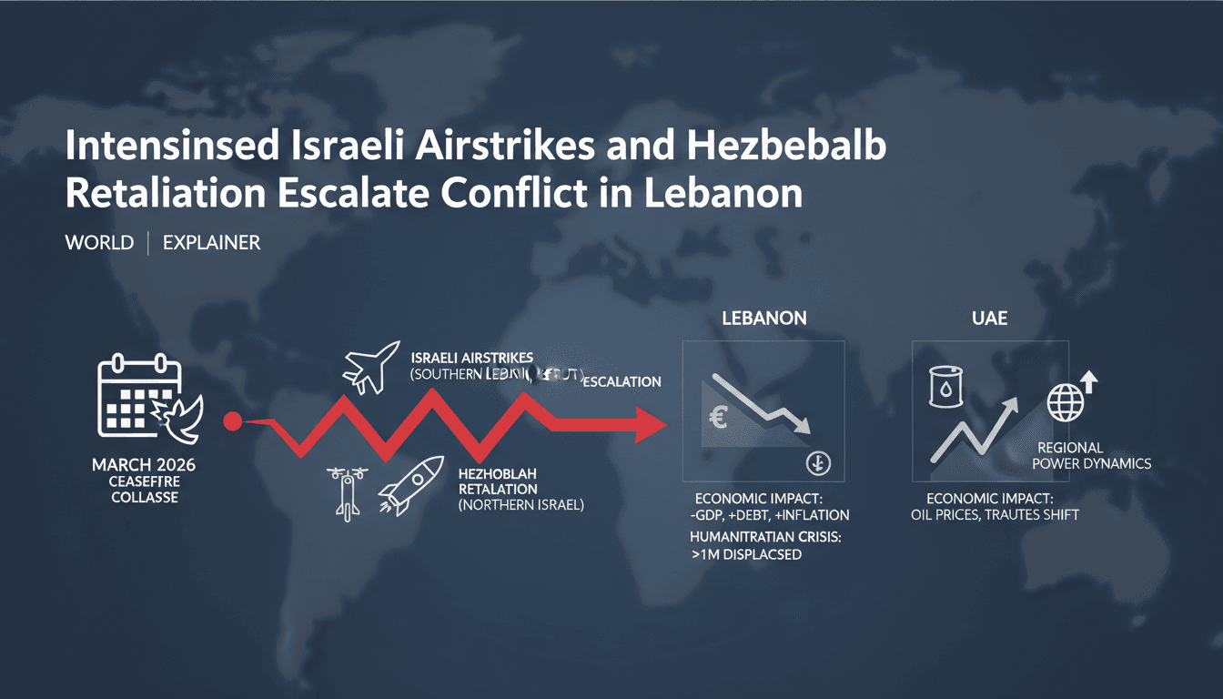 Intensified Israeli Airstrikes and Hezbollah Retaliation Escalate Conflict in Lebanon