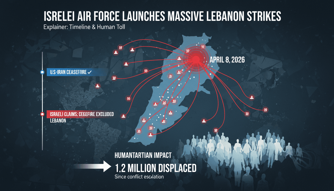 Israeli Air Force conducts largest airstrikes on Hezbollah in Lebanon since war began