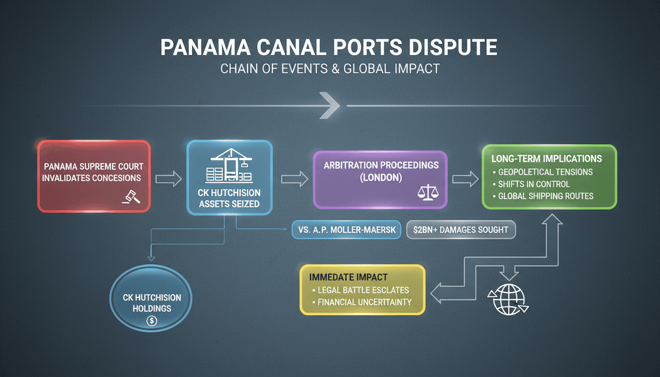 CK Hutchison Holdings Files Arbitration Against Maersk Over Panama Canal Ports Dispute