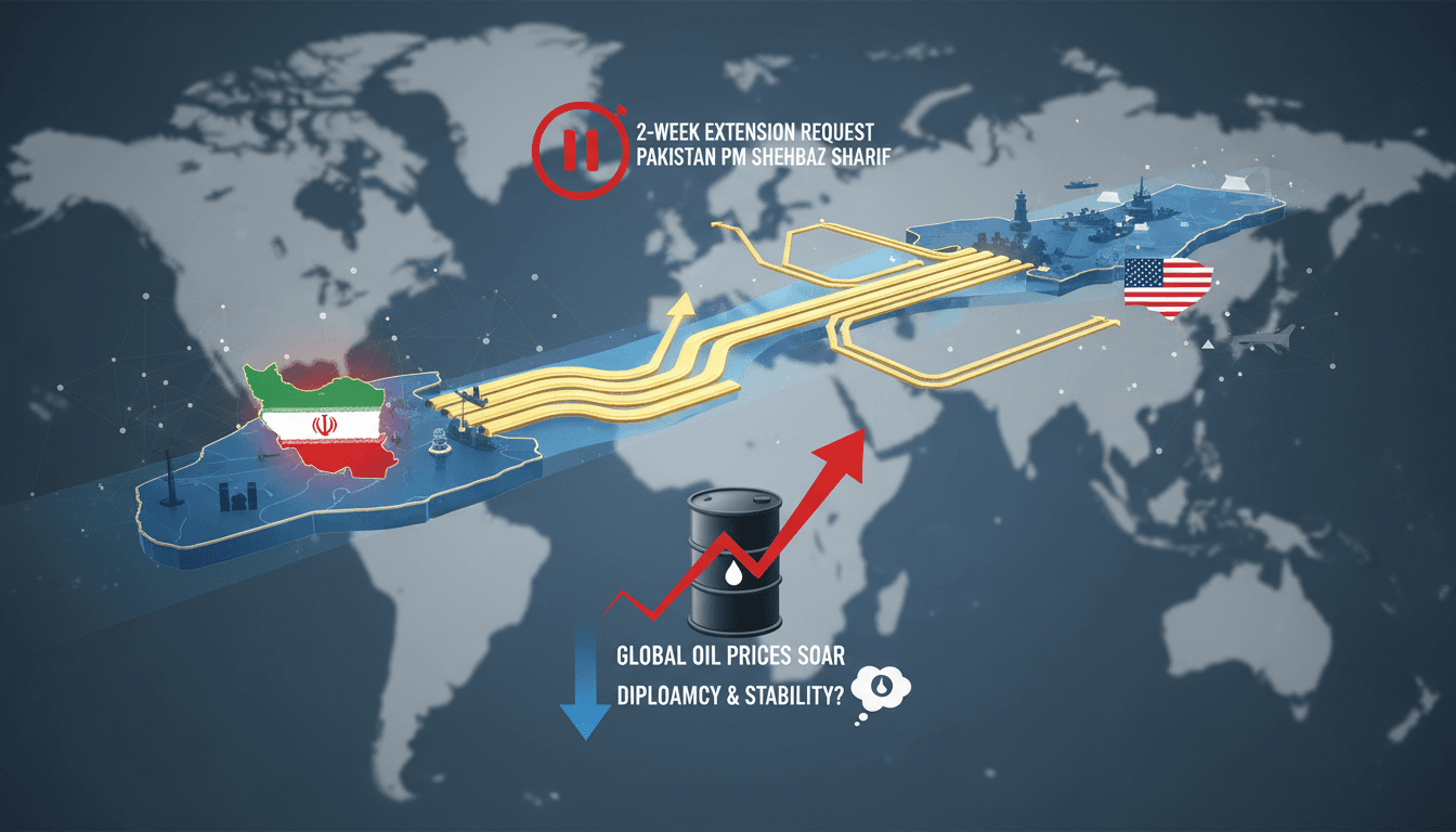Pakistan Seeks Two-Week Extension for U.S. Ultimatum on Strait of Hormuz Amid Iran Conflict