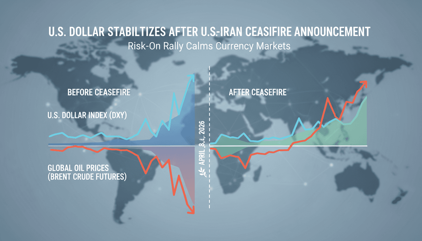 U.S. Dollar Stabilizes After U.S.-Iran Ceasefire Announcement