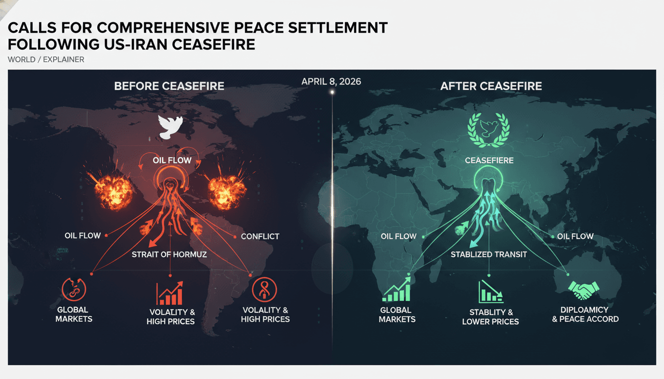 Calls for Comprehensive Peace Settlement Following US-Iran Ceasefire