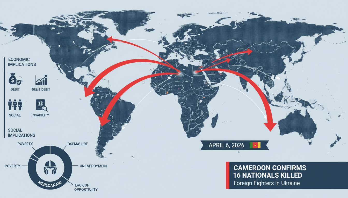 Cameroon Confirms Deaths of 16 Nationals Fighting for Russia in Ukraine