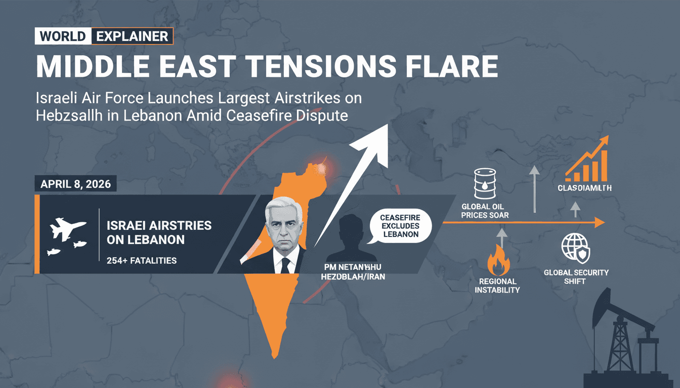 Israeli Air Force Launches Largest Airstrikes on Hezbollah in Lebanon Amid Ceasefire Dispute