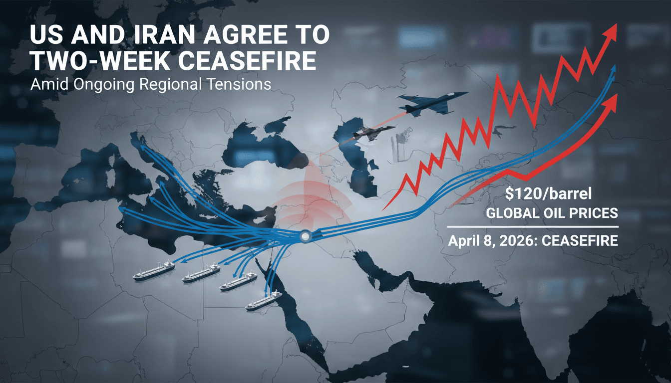 US and Iran Agree to Two-Week Ceasefire Amid Ongoing Regional Tensions