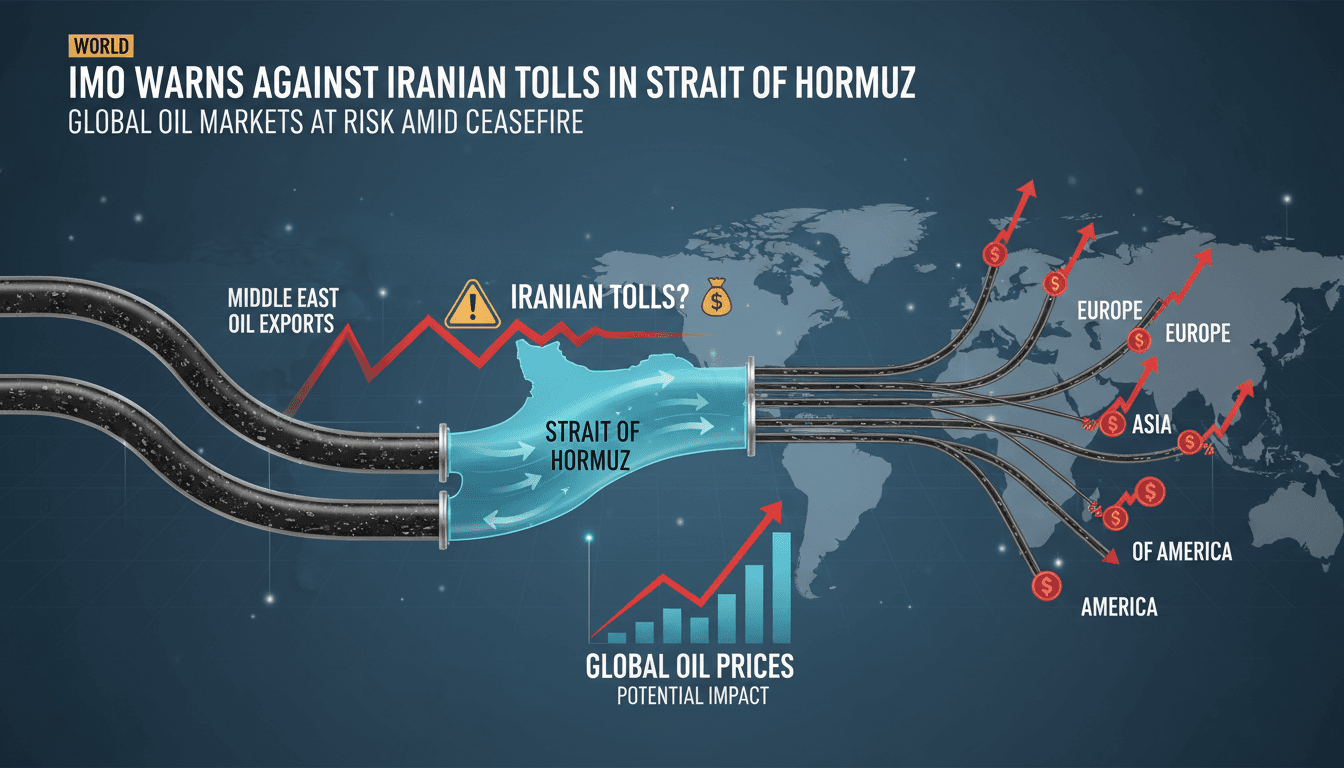 IMO Warns Against Iranian Tolls in Strait of Hormuz Amid US-Iran Ceasefire