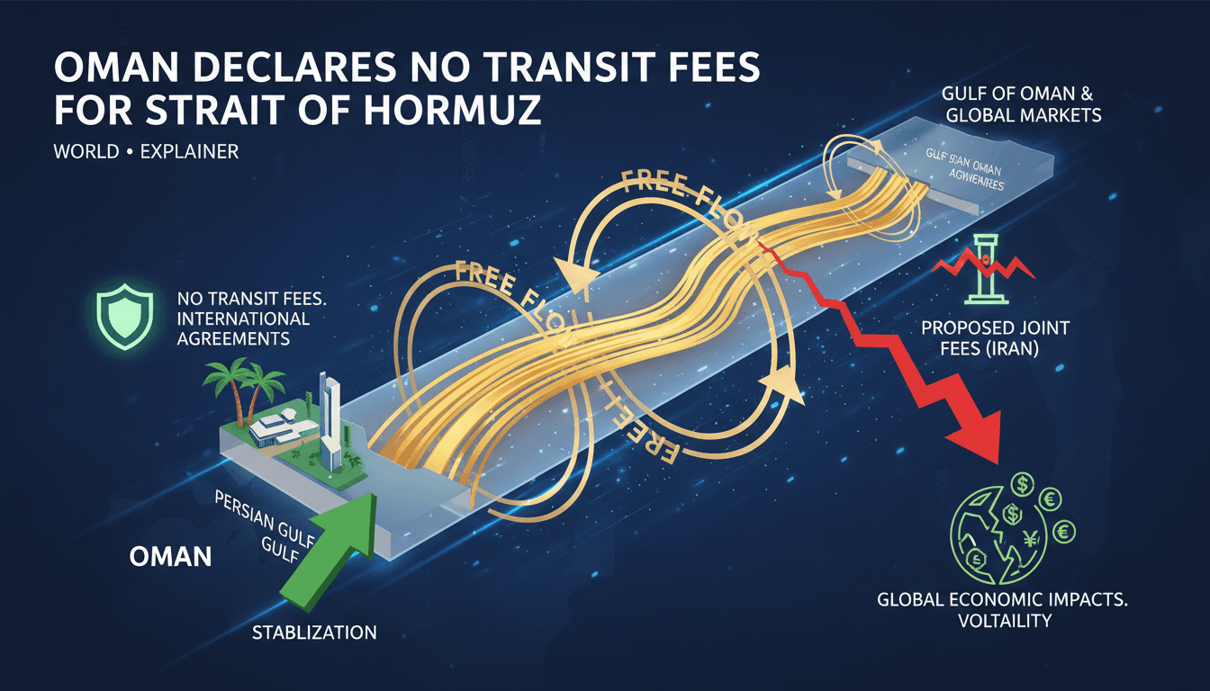 Oman Declares No Transit Fees for Strait of Hormuz Under International Agreements