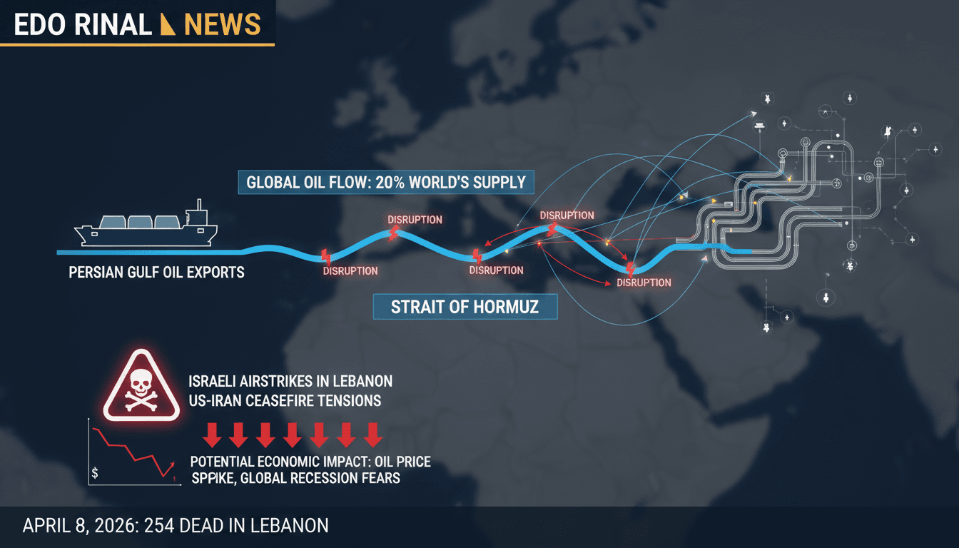 Israeli Airstrikes in Lebanon Result in 254 Deaths Amid US-Iran Ceasefire Tensions